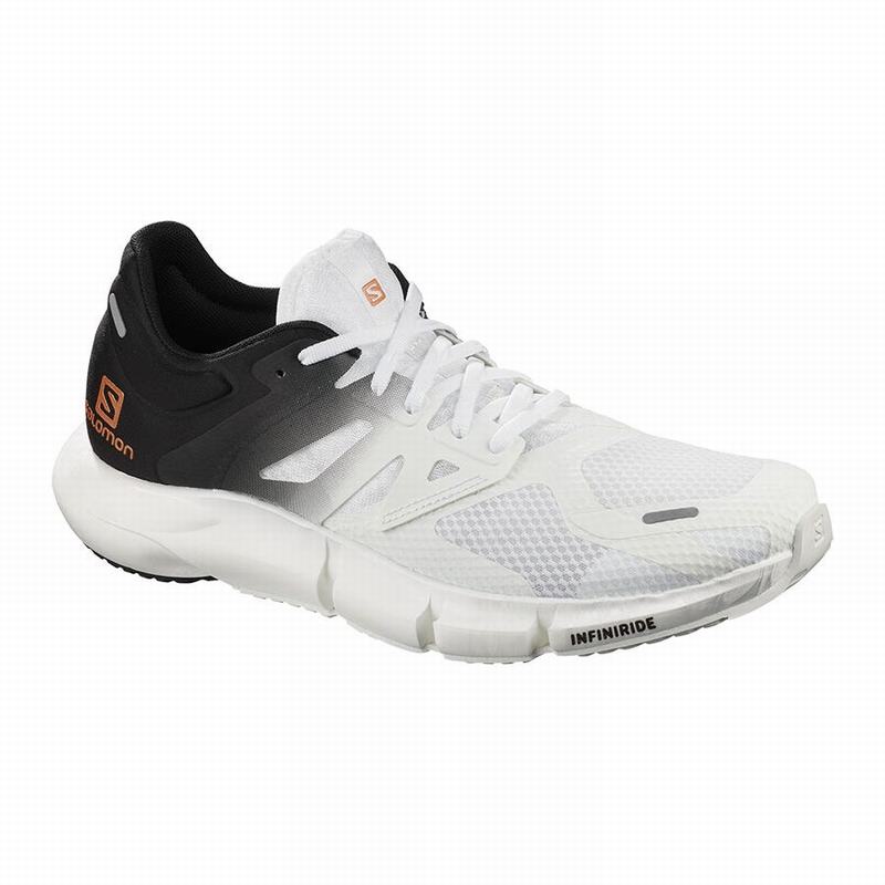 SALOMON PREDICT 2 Philippines - Men's Running Shoes - White/Black | 153409-ZEU